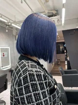ミディアム カラー ヘアアレンジ _WHITE 天神店 YUMEKA🐻のヘアスタイル