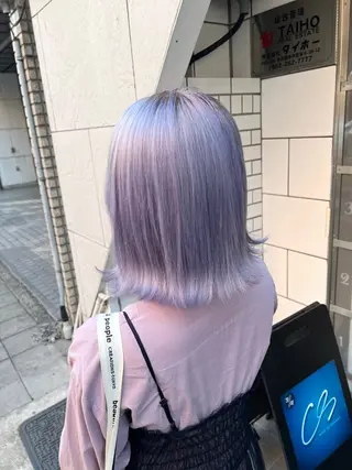 カラー SALOWIN栄 高須大貴のヘアスタイル