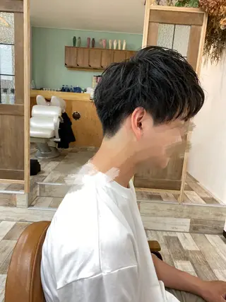 ショート メンズ こもり なおやのヘアスタイル