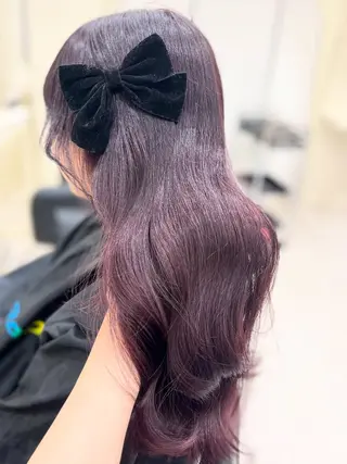 カラー ベージュ・ラベンダー カラー🎀りりのヘアスタイル