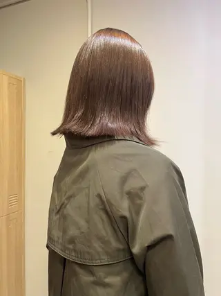 カラー レイヤーカット🍏 オリーブ/ののかのヘアスタイル