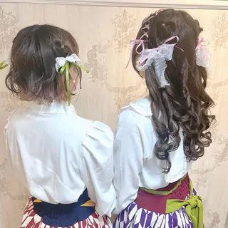 ロング ヘアアレンジ 💖透明感カラー💖 mayukoのヘアスタイル