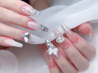 ネイル M🌷nail 長さだし専門店のネイルデザイン