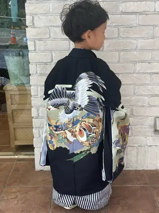 メンズ あやかショート 白髪ぼかしのヘアスタイル