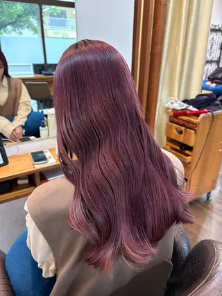 ロング カラー 💈直毛×ツイスパの プロ🥷清水真之介のヘアスタイル