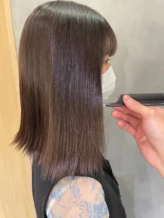 ミディアム 薬院/駅近/ カラーモデル/募集中のヘアスタイル