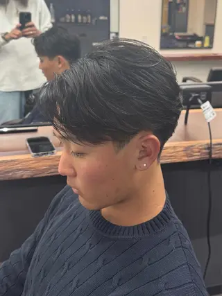 ショート パーマ メンズ 柏メンズカットパーマ NO.1タイチのヘアスタイル