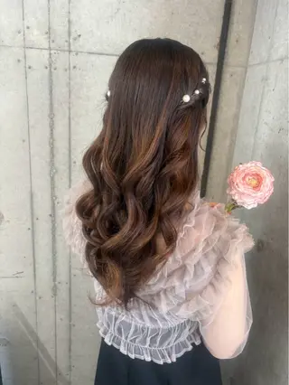 ロング ヘアアレンジ 美髪× ヘアセット✨Araiのヘアスタイル