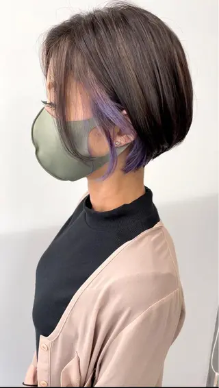 ショート カラー 美髪矯正・レイヤー 倉友哉のヘアスタイル