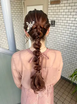 ヘアアレンジ 大人可愛いヘアメイク 💋🧚‍♀️しずかのヘアスタイル