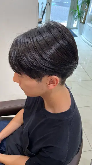 ショート パーマ メンズ 【メンズパーマ✨️ 髪質改善矯正】岩城のヘアスタイル