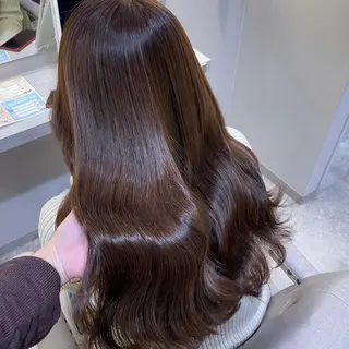 ミディアム カラー 🌙Runa つや髪 小顔ショート/ウルフのヘアスタイル