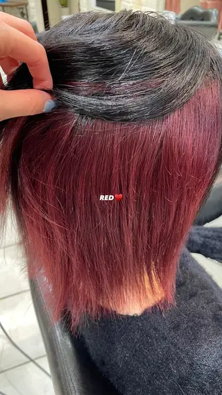 カラー 🩵RIKO🩵 透明感カラー🫧のヘアスタイル