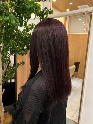 ロング カラー カワハラ ヒナコのヘアスタイル