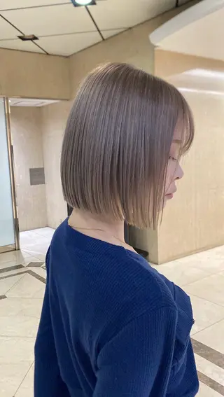 ショート カラー 古賀/レイヤーボブ /ハッシュカットのヘアスタイル