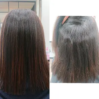 セミロング 😺Takako😺 髪質改善&縮毛矯正のヘアスタイル