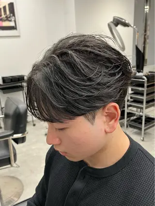 ショート パーマ メンズ 新潟メンズパーマ 新潟駅/小田拓実のヘアスタイル