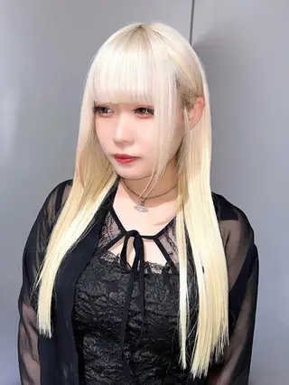 ロング カラー レイヤー×ブリーチ ×エクステ💫ひかるのヘアスタイル