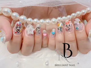 ショート brilliant nail💎あやのネイルデザイン