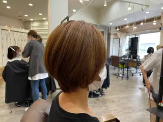 ショート くせ毛カット終着点 カワサキトオル溝の口のヘアスタイル