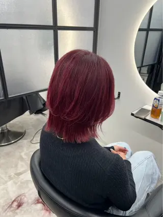 ミディアム Marin 💗暖色カラー💗のヘアスタイル