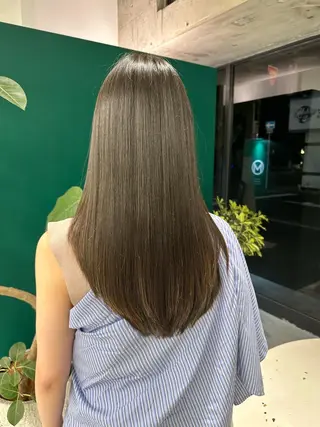 ロング カラー パーマ ヘアアレンジ メンズ ハイトーン/透け感 カラー🎀真香のヘアスタイル