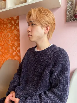 メンズ メンズ🫧ハイトーン 池田梨紗のヘアスタイル