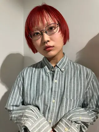 ショート カラー 🎀オイダイラ モモカ🎀のヘアスタイル