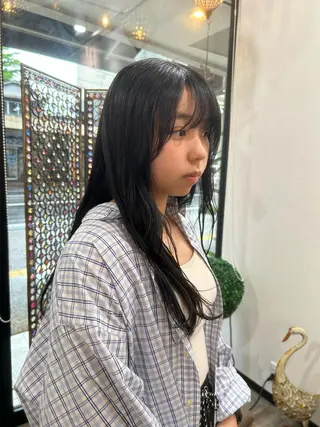 ロング 木村 陽菜のヘアスタイル