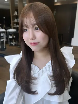 ロング 石井 陽海のヘアスタイル