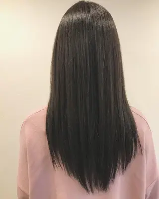 ロング カラー パーマ エイトウメダ 店長 稲尾友則のヘアスタイル