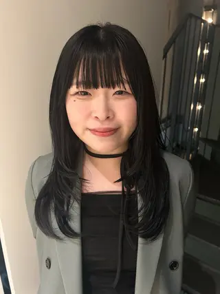 ロング 髙林 優衣のヘアスタイル