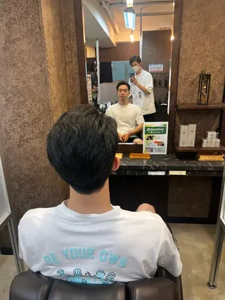 ショート メンズ 清水 寧生のヘアスタイル