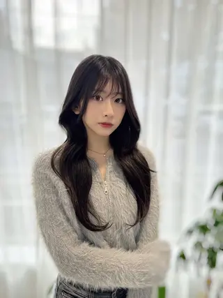 ロング 中顔面短縮 顔まわり新田大翔のヘアスタイル