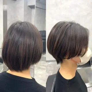 ショート カラー パーマ ヘアアレンジ メンズ キッズ ネイル マツエク・マツパ アイブロウ 大人スタイル 太田のヘアスタイル