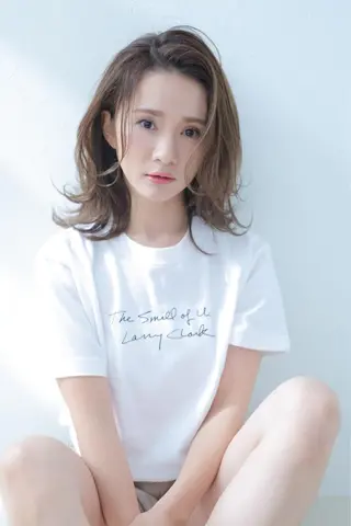 ミディアム 韓国ヘア🕊村上 ののこ🕊のヘアスタイル