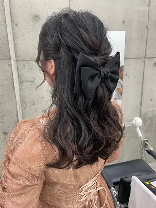 セミロング 手島 カミラのヘアスタイル