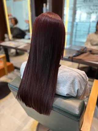 ロング 髪質改善/縮毛矯正 ツヤ髪🩷さつきのヘアスタイル