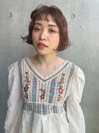 ショート 澤崎 智代のヘアスタイル