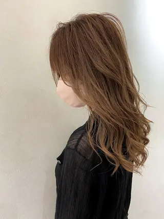 ロング カラー パーマ ヘアアレンジ メンズ キッズ ネイル マツエク・マツパ アイブロウ Stockオーナー 古田翔平のヘアスタイル