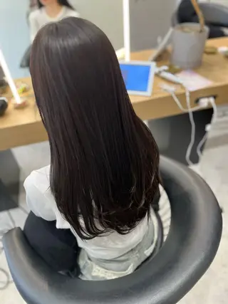 ロング カラー レイヤー⌇髪質改善 ⌇misato🩶のヘアスタイル