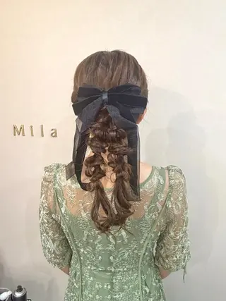 ヘアアレンジ Mila Makiのヘアスタイル