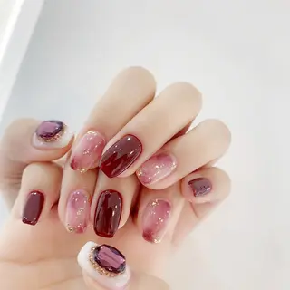 ネイル 🦋ネイルサロン ブラン🌈ゆりのネイルデザイン