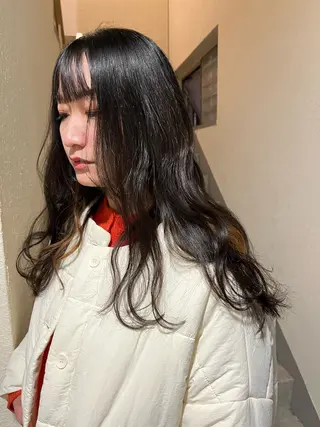 ロング カラー SIKI yuuna レイヤーカット🪽のヘアスタイル