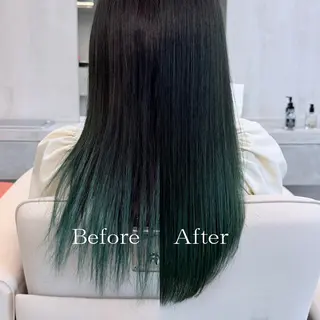 セミロング カット無料/髪質改善 髪質根本改善/艶髪のヘアスタイル