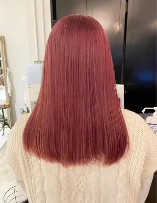 セミロング カラー ヘアアレンジ bloom yumaのヘアスタイル