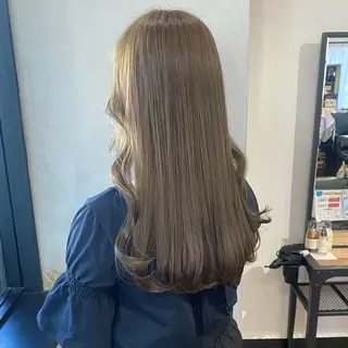 ロング カラー otoha✳︎ くすみ艶カラーのヘアスタイル