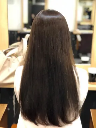 ロング カラー 美髪矯正 🌈髪質改善 山下のヘアスタイル