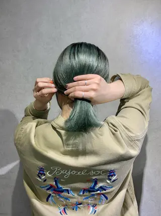 ショート カラー 髪質改善＊韓国ヘア＊ レイヤー＊IBUKIのヘアスタイル
