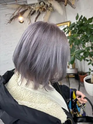 ショート カラー ハイトーン/ダブル カラー/akihoのヘアスタイル